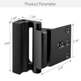 Home Security Door Lock, Reinforcement Lock Withstand 800 lbs for Inward Swinging Door,Defender Security Door Lock