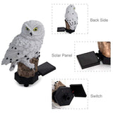 Owl Gifts for Owl Lovers Solar Powered Garden Owl Statue Waterproof Hanging Solar Owl for Outdoor Decorative Unique Owl Gifts
