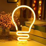 LED Neon Decorative Light, Neon Sign Shaped Decor Light, USB Charging & Battery Indoor Decor for Living Room, Birthday Party In Australia - Darrahopens