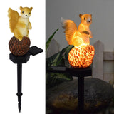In-ground Garden Light Squirrel Shape Solar Intelligent Light Control Yard Decoration Waterproof Lawn Sidewalk Landscape Decorative 2pcs In Australia - Darrahopens