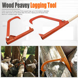 Wood Log Lifter Stainless Steel Effort Saving Log Roller Cant Hook, Orange, Power Tool Parts & Accessories