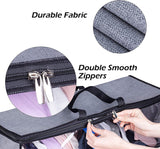 Hat Organizer for Baseball Caps Holder Large Hat Storage Bag Rack with Double Carry Handles and Zipper Closure, Grey In Australia - Darrahopens