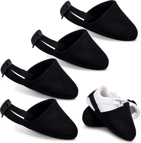 Bowling Shoe Covers 2 Pairs Black Bowling Shoes Slider Bowling Accessories for Women and Men (black) In Australia - Darrahopens