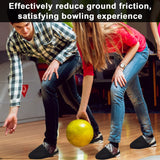 Bowling Shoe Covers 2 Pairs Black Bowling Shoes Slider Bowling Accessories for Women and Men (black) In Australia - Darrahopens