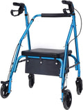 Large Walker Bag Under Seat for Four Wheel Rollator, Rollator Bag Tote Organizer Pouch Storage to Walkers for, Walker Accessories