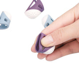 Sewing Thimble Finger Protector Silicone Rubber Anti Sticking Finger Guard for Handmade Home Sewing Patchwork DIY Crafts 6Pcs