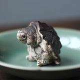 1 pcs Handmade and Maintainable Tea Ceremony, Tea Set Accessories, Tea Tables, Tea Toys（little turtle）