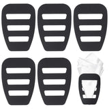 6 Pcs Pocket Square Holder for Men, Plastic Men's Suit Pocket Handkerchief Keepers Mens Pocket Square Folder Pocket Square