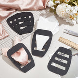 6 Pcs Pocket Square Holder for Men, Plastic Men's Suit Pocket Handkerchief Keepers Mens Pocket Square Folder Pocket Square