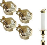 Automatic Fire Extinguishing Candle Snuffer Extinguisher Clip On, Candle Safety Guard, Wick Flame Snuffer 4 Pcs (Scallop) In Australia - Darrahopens