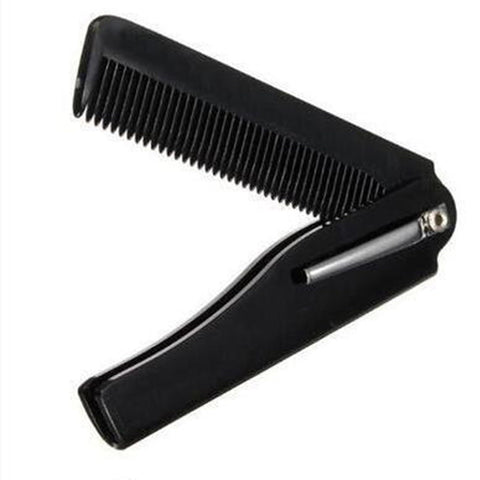1 pcs Hairdressing Tools Men Women Portable Pocket Folding Comb Moustache Beard Hair Styling Beauty Tool In Australia - Darrahopens