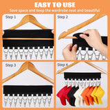 Hat Organizer Holder for Baseball Caps,for Hang Ball Caps & Accessories, Fits All Hangers, Men Women Gift