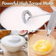 Mini Battery Operated Hand Held Cocktail Mixer and Drink/Milk Frother Rod Kitchen Supply for Coffee Matcha(1-pack)