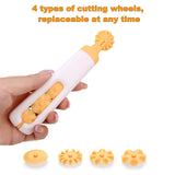 4-in-1 Baking Crust Cutter, Pastry Cutting Wheel, Pie Crust Cutting Wheel, Pastry Wheel Decorator, Pizza Lace Maker, Pizza Cutter In Australia - Darrahopens