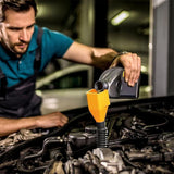 Retractable Auto Fuel Funnel, Plastic Flexible Fuel Funnel for Cars and Motorcycles, Universal Flexible (5pcs)