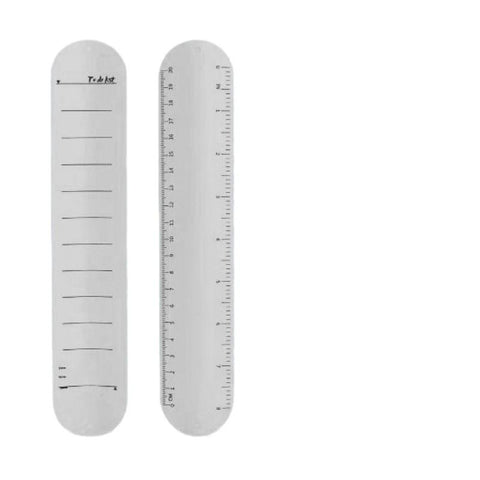 Wearable Nurse Notepad Wristbands, Silicone Reminder Bracelet Write On Memo, Writable Dry Erase Sticky Notes Ruler