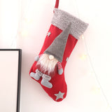 2pcs Merry Christmas Ornament Candy Stocking Sack New Year Xmas Tree Decorations Home Accessories Kids Gifts