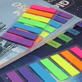 980 Pcs Sticky Notes Flags, 7 Color Index Tabs Index Flag Bright Colors Page Index Stickers Translucent Page Makers
