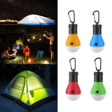 Tent Lamp 4 Packs Portable LED Tent Lights Clip Hook Hurricane Emergency Lights LED Camping Lights Bulb Camping
