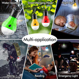 Tent Lamp 4 Packs Portable LED Tent Lights Clip Hook Hurricane Emergency Lights LED Camping Lights Bulb Camping In Australia - Darrahopens