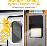 Foldable RV Sun Shade Windshield Blackout Shower Curtains Coverage RV Accessories Fits for Most RV Interior Door Window In Australia - Darrahopens