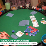 Felt Card Poker Table Cover Green Stretch Elastic Fitted Bridge Card, Mahjong,Night Table Topper Table Cloth Protector In Australia - Darrahopens