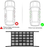 Car Ceiling Cargo Net Pocket, Strengthen Load-Bearing and Droop Less Mesh Organizer, Double-Layer Adjustable Buckle Roof In Australia - Darrahopens