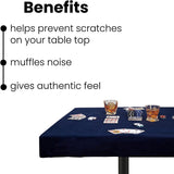 Table Cover for Poker, Cards, Mahjong, Board Games, and Tile Games, Professional Grade Leisure and entertainment board game mat