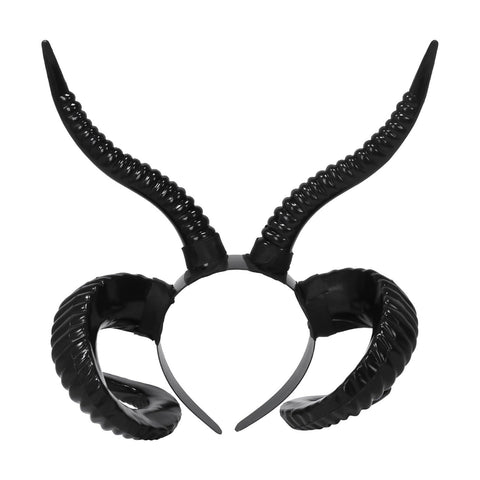 Sheep Horn Headband  Antelope Sheep Horn Hoop Headband Forest Animal Aries Exhibition Cosplay Deluxe Costume Horns
