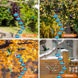 Charming Wind Chimes Hummingbird feeders, Hummingbird Feeders for Outdoors Hanging Ant and Bee Proof, Wind Chime In Australia - Darrahopens