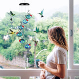 Charming Wind Chimes Hummingbird feeders, Hummingbird Feeders for Outdoors Hanging Ant and Bee Proof, Wind Chime