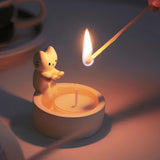 Cat Candle Holder Warming Paws Cartoon Kitten Candle Holder Cute Cat Scented Small Mini Tea Light Candle Holders Cat Decor In Australia - Darrahopens