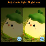 Night Light for Kids, Cute Silicone Nursery Chicken Lamp for Baby and Toddler, Animal NightLight for Boys and Girls