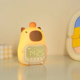 Cute Nursery Lamp, Silicone Animal Kids Baby Night Light Rechargeable Tabletop Decoration Lamp, Capybara lamp for Baby, Kids
