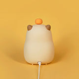 Cute Nursery Lamp, Silicone Animal Kids Baby Night Light Rechargeable Tabletop Decoration Lamp, Capybara lamp for Baby, Kids