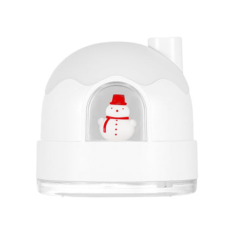 Rechargeable Mini Humidifier, Dual-Purpose Humidifier & Night Light, New Snow House Night Light Humidifier