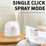 Rechargeable Mini Humidifier, Dual-Purpose Humidifier & Night Light, New Snow House Night Light Humidifier