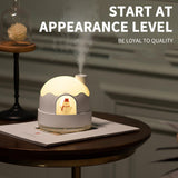 Rechargeable Mini Humidifier, Dual-Purpose Humidifier & Night Light, New Snow House Night Light Humidifier