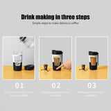 Automatic Stirring Cup, Lightweight Clear Rotating Container for DIY Drinks Drinkware Milk Coffee black In Australia - Darrahopens
