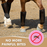 Horse Fly Boots Set of 4,Preventing Flies and Mosquitoes Bites Horse Leg，Protecting Horse Leg Damage，Breathable Mesh Horse In Australia - Darrahopens