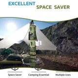 Hanging Storage Canopy Organizer for Camping Supplies Soccer Park Awnings Campsite, 2 in 1 Storage Strap and Pocket Organizer