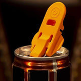 Manual Easy Can Opener, 6 Pack Colorful Soda Beer Can Opener & Beverage Can Cover Protector, Premium Plastic Shields