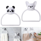 2 Piece Hand Towel Holder for Wall Mounted,Towel Ring for Bathroom, Kitchen， Practical and Beautiful Bulldog and Panda Home In Australia - Darrahopens