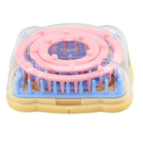 Flower Knitting Loom Kit,DIY Wool Yarn Flower Maker Weaver Tool Set with Needle Square flower weaving device In Australia - Darrahopens