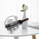 Decorative Wine Rack Metal Trim Iron Wine Rack Individual Wine Bottle Wine Cabinet Wine Bottle Display Holder Wine