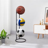 Basketball Rack, Garage Sports Equipment Organizer, Ball Storage, Rolling Basketball Racks for Balls with Wheels