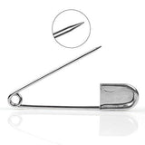 Tool Gadget Large Safety Pins, 5 inch Safety Pins, Stainless Steel Safety Pins Large, Silver Huge Strong XL Safety Pins
