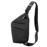 Anti-Thieft Waterproof Shoulder Backpack For Travel Cover Pack Rucksack Unisex Sling Chest Crossbody Bag Black In Australia - Darrahopens