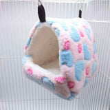 Winter Warm Hamster Bed Playing Soft Hamster Hammock Sleeping Cute Small Animals Nest Hanging Home Resting for Young