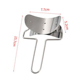 2 Pieces Stainless Steel Pastry Rolling Cutter Circle Dough Blade Roller Dumpling Wrapper Mould Pie DIY, Gift